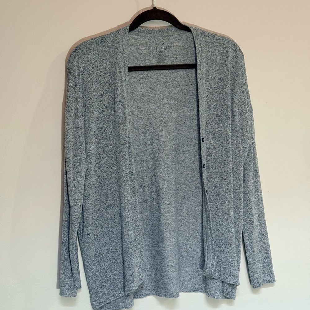 American Eagle Outfitters Heather Gray Women's Cardigan